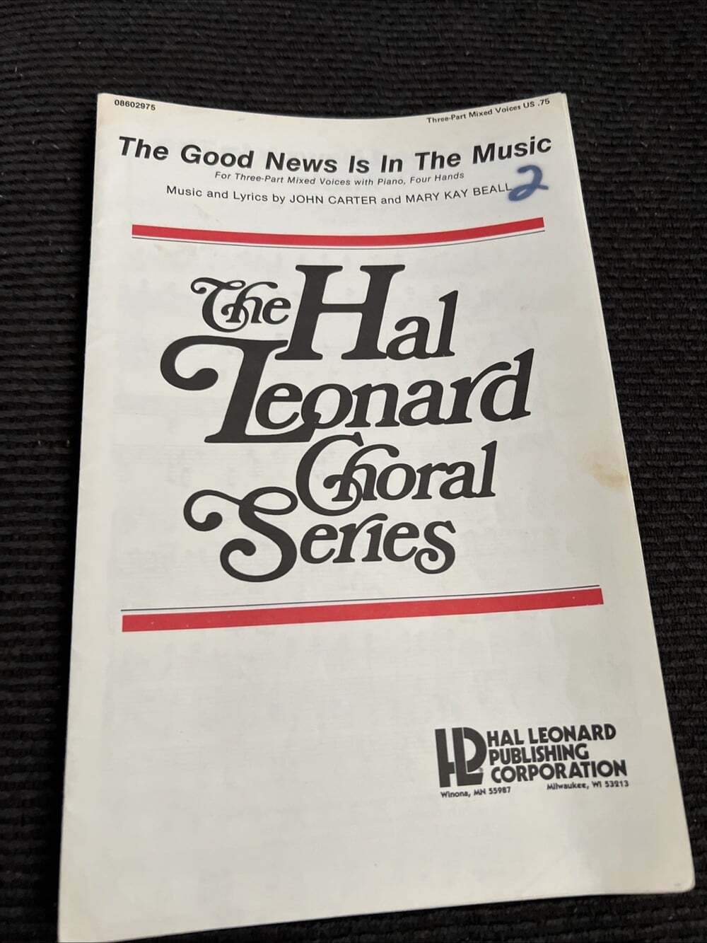 Hal Leonard (08602975) Choral Music: The Good News Is In The Music-3-Part-Qty.12
